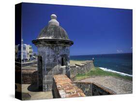 Sentry Box at San Cristobal Fort, El Morro, San Juan, Puerto Rico-Michele Molinari-Stretched Canvas