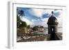 Sentry Box, Old San Juan, Puerto Rico-George Oze-Framed Photographic Print