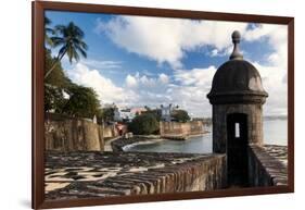 Sentry Box, Old San Juan, Puerto Rico-George Oze-Framed Photographic Print