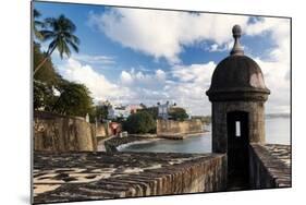 Sentry Box, Old San Juan, Puerto Rico-George Oze-Mounted Photographic Print