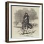 Sentry of the 4th Chasseurs D'Afrique before Sebastopol-null-Framed Giclee Print