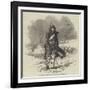 Sentry of the 4th Chasseurs D'Afrique before Sebastopol-null-Framed Giclee Print