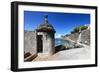 Sentry Post, Old San Juan, Puerto Rico-George Oze-Framed Photographic Print