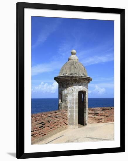 Sentry, San Cristobal Fort, UNESCO World Heritage Site, San Juan, Puerto Rico, USA-Wendy Connett-Framed Photographic Print