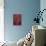 Seoul, Korea, Republic of Red Map-null-Stretched Canvas displayed on a wall