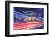 Seoul, South Korea Cityscape and Traffic Dongdaemun Gate.-SeanPavonePhoto-Framed Photographic Print