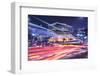 Seoul, South Korea Cityscape and Traffic Dongdaemun Gate.-SeanPavonePhoto-Framed Photographic Print