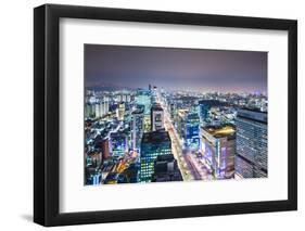 Seoul, South Korea Evening Skyline.-SeanPavonePhoto-Framed Photographic Print