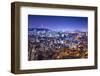 Seoul, South Korea Skyline with Namsan Mountain and Seoul Tower.-SeanPavonePhoto-Framed Photographic Print