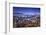 Seoul, South Korea Skyline with Namsan Mountain and Seoul Tower.-SeanPavonePhoto-Framed Photographic Print