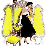 Murder In The Back Room  - Saturday Evening Post "Leading Ladies", October 31, 1953 pg.22-SEP-Premium Giclee Print