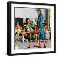 "Separation Anxiety," September 11, 1948-George Hughes-Framed Premium Giclee Print