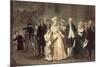 Séparation de Louis XVI et de sa famille. La nuit du 20 septembre 1792.-Charles Benazech-Mounted Giclee Print