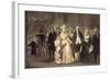 Séparation de Louis XVI et de sa famille. La nuit du 20 septembre 1792.-Charles Benazech-Framed Giclee Print
