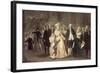 Séparation de Louis XVI et de sa famille. La nuit du 20 septembre 1792.-Charles Benazech-Framed Giclee Print