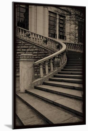 Sepia Architecture III-Tang Ling-Mounted Art Print