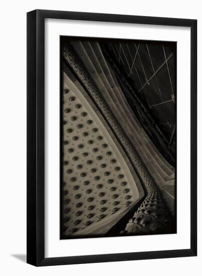 Sepia Architecture V-Tang Ling-Framed Premium Photographic Print
