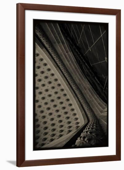 Sepia Architecture V-Tang Ling-Framed Photographic Print