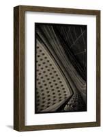Sepia Architecture V-Tang Ling-Framed Photographic Print