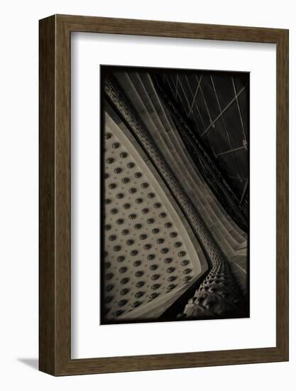 Sepia Architecture V-Tang Ling-Framed Photographic Print