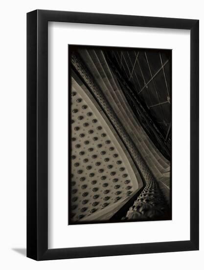 Sepia Architecture V-Tang Ling-Framed Photographic Print