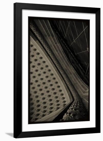 Sepia Architecture V-Tang Ling-Framed Photographic Print