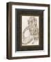 Sepia Boots I-Jennifer Goldberger-Framed Art Print