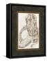 Sepia Boots I-Jennifer Goldberger-Framed Stretched Canvas