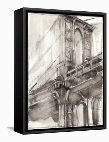 Sepia Bridge Study I-Ethan Harper-Framed Stretched Canvas