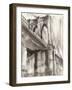 Sepia Bridge Study II-Ethan Harper-Framed Art Print