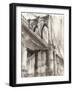 Sepia Bridge Study II-Ethan Harper-Framed Art Print