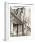 Sepia Bridge Study II-Ethan Harper-Framed Art Print