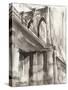 Sepia Bridge Study II-Ethan Harper-Stretched Canvas
