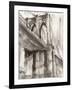 Sepia Bridge Study II-Ethan Harper-Framed Art Print