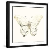 Sepia Butterfly Impressions II-June Erica Vess-Framed Art Print