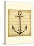 Sepia Captain's Anchor-Ethan Harper-Stretched Canvas