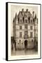 Sepia Chateaux V-Victor Petit-Framed Stretched Canvas