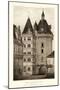 Sepia Chateaux VI-Victor Petit-Mounted Art Print