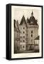 Sepia Chateaux VI-Victor Petit-Framed Stretched Canvas