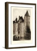 Sepia Chateaux VII-Victor Petit-Framed Art Print