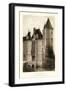 Sepia Chateaux VII-Victor Petit-Framed Art Print