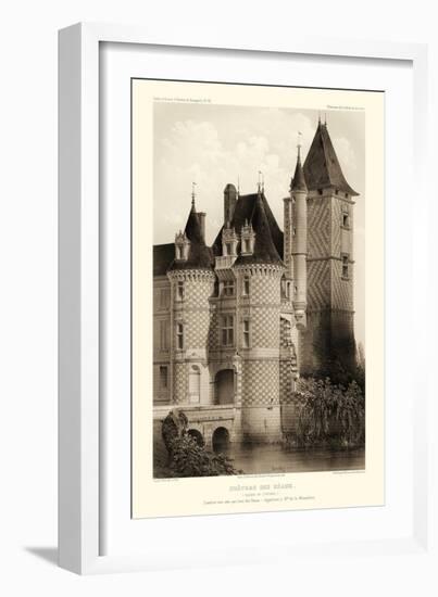 Sepia Chateaux VII-Victor Petit-Framed Art Print