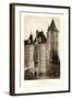 Sepia Chateaux VII-Victor Petit-Framed Art Print