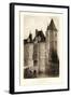 Sepia Chateaux VII-Victor Petit-Framed Art Print