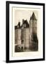 Sepia Chateaux VII-Victor Petit-Framed Art Print