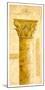 Sepia Column Study III-Javier Fuentes-Mounted Art Print