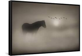 Sepia Dreams-Adrian Campfield-Framed Stretched Canvas