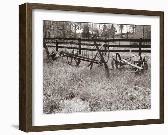 Sepia Farm Study IV-Alicia Ludwig-Framed Photographic Print