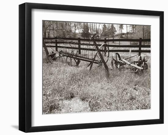 Sepia Farm Study IV-Alicia Ludwig-Framed Photographic Print