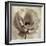 Sepia Flower on Sepia 02-Tom Quartermaine-Framed Giclee Print